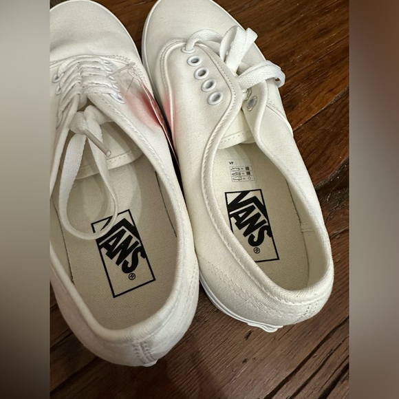 Vans Authentic True White Low-top Sneaker Shoe Size 9.5 US Women / 8.0 US Men - Picture 8 of 16